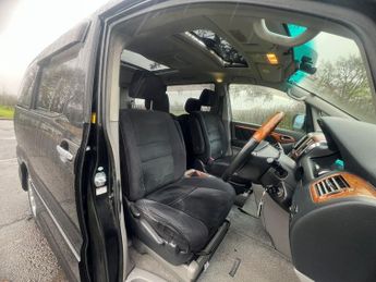 Toyota Alphard Camper Converted