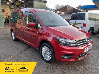 Volkswagen Caddy C20 LIFE TDI MAXI 5 SEAT WAV WITH FOLD FLAT RAMP AND LOWERED FLO