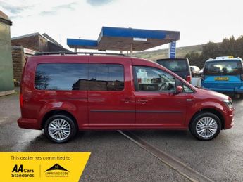 Volkswagen Caddy Maxi Life C20 LIFE TDI MAXI 5 SEAT WAV WITH FOLD FLAT RAMP AND LOWERED FLO