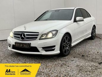 Mercedes C Class 2.1 C220 CDI AMG Sport Plus G-Tronic+ Euro 5 (s/s) 4dr