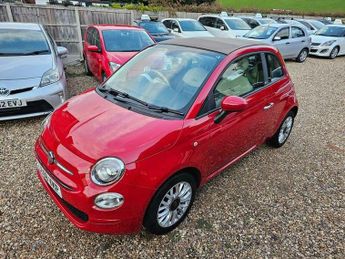 Fiat 500C 1.2 Lounge Convertible 2dr Petrol Dualogic Euro 6 (s/s) (69 bhp)
