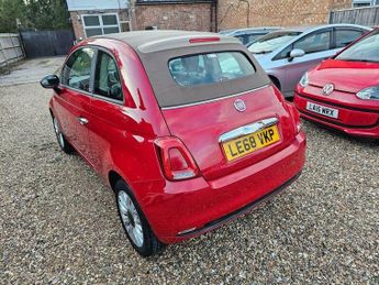 Fiat 500C 1.2 Lounge Convertible 2dr Petrol Dualogic Euro 6 (s/s) (69 bhp)