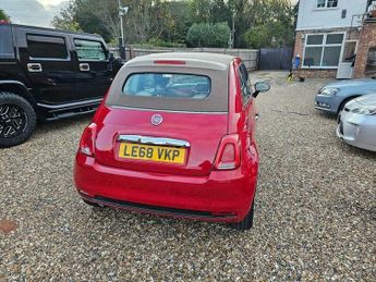 Fiat 500C 1.2 Lounge Convertible 2dr Petrol Dualogic Euro 6 (s/s) (69 bhp)