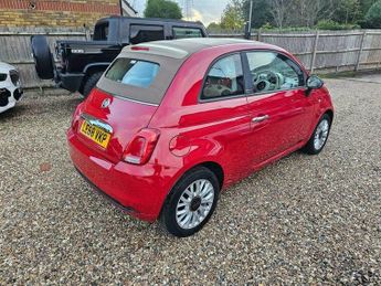 Fiat 500C 1.2 Lounge Convertible 2dr Petrol Dualogic Euro 6 (s/s) (69 bhp)
