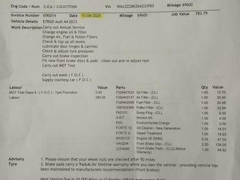 Audi A4 Avant 2.0 TDI S line Multitronic Euro 5 (s/s) 5dr