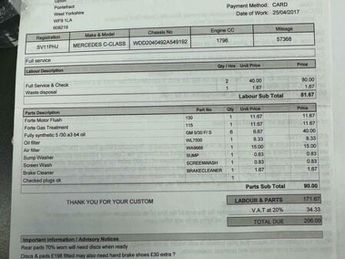 Mercedes-Benz C Class 1.8 C180 BlueEfficiency SE G-Tronic+ Euro 5 (s/s) 4dr