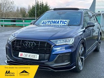 Audi Q7 AUTO 7 SEATER 3.0 TDI V6 50 BLACK EDITION MHEV QUATTRO 281 BHP (