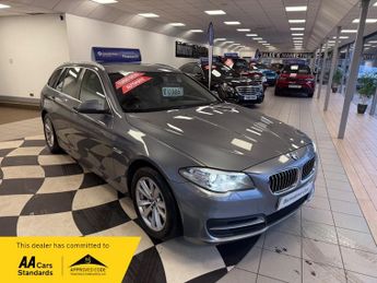 BMW 520 520d SE TOURING CREAM LEATHER SAT NAV 14 PLATE E/SEATS