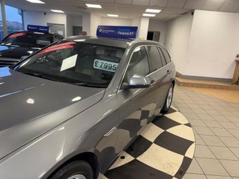 BMW 5 SERIES 520d SE TOURING CREAM LEATHER SAT NAV 14 PLATE E/SEATS