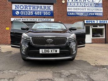 Kia Sorento CRDI KX-4 ISG buy nil dep & only £74 a week t&c sat nav dab radi