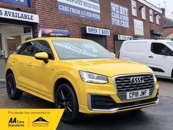 Audi Q2 TFSI S LINE buy nil dep & only £84 a week t&c sat nav dab radio 