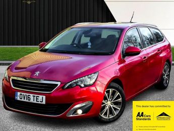 Peugeot 308 308 SW Allure 1.6 BlueHDi Estate 5dr Diesel Sat Nav 85MPG 20Tax 