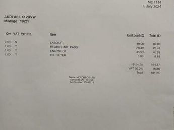 Audi A6 Avant 3.0 TDI V6 S line Multitronic Euro 5 (s/s) 5dr