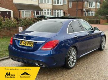 Mercedes-Benz C Class 2.1 C220d AMG Line (Premium) 7G-Tronic+ Euro 6 (s/s) 4dr