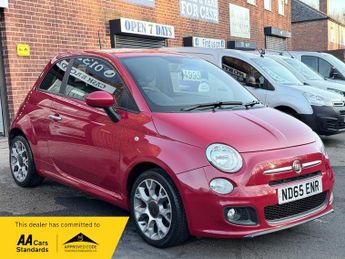 Fiat 500 S - BUY NO DEPOIST FROM £27 A WEEK - £20 A YEAR TAX BLUETOOTH RE