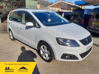 SEAT Alhambra 2.0 TDI XCELLENCE DSG, 7 seat, WHITE, 1 OWNER, FULL VW HISTORY
