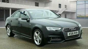 Audi A4 3.0 TDI V6 S line Saloon 4dr Diesel S Tronic quattro Euro 6 (s/s