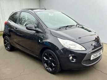 Ford Ka 1.2 Zetec Black Edition Hatchback 3dr Petrol Manual Euro 6 (s/s)