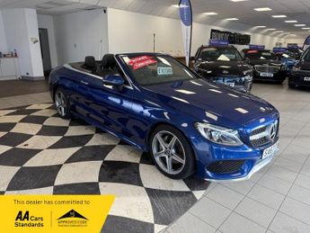 Mercedes C Class C 220 D AMG LINE AUTO SAT NAV 34000 MILES LEATHER