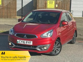 Mitsubishi Mirage 1.2 Juro Hatchback 5dr Petrol CVT Euro 6 (s/s) (79 ps)