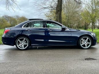 Mercedes-Benz C Class 2.1 C220d AMG Line (Premium Plus) 7G-Tronic+ Euro 6 (s/s) 4dr