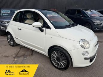 Fiat 500 LOUNGE-FULL SERVICE HISTORY, ONLY £20 ROAD TAX, LOW 56673 MILES,