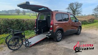 Peugeot Rifter Allure Premium Wheelchair Accessible Disabled Vehicle WAV