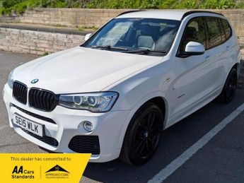 BMW X3 2015 BMW X3 xDRIVE 2.0 20D M SPORT AUTO 4X4 * ULEZ * NAV * HTD.L