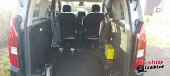Peugeot Rifter Premium LWB Wheelchair Accessible Vehicle Drive From & Up Front 