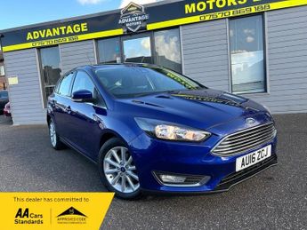 Ford Focus 1.6 Titanium Hatchback 5dr Petrol Powershift Euro 6 (125 ps)