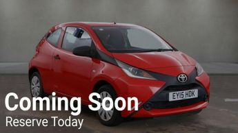 Toyota AYGO 1.0 VVT-i x Hatchback 3dr Petrol Manual Euro 5 Euro 5 (68 ps)