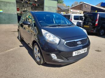 Kia Venga 3 SAT NAV, PANROOF , HALF LEATHER, GREAT HISTORY FILE, BLACK, 2 