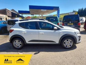 Dacia Sandero STEPWAY EXPRESSION TCE, AUTO, 1 OWNER, WHITE, ONLY 18,137 MILES