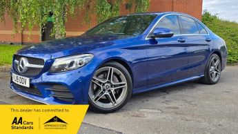 Mercedes C Class 1.5 C200 MHEV EQ Boost AMG Line (Premium) Saloon 4dr Petrol G-Tr