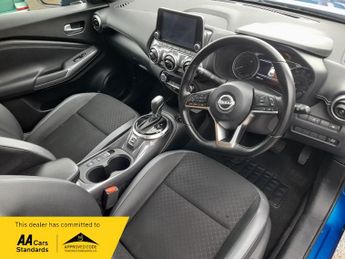 Nissan Juke 1.6 hybrid N-CONNECTA, AUTO, 1 OWNER, FULL HISTORY, BLUE