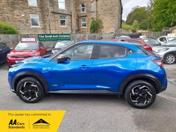 Nissan Juke 1.6 hybrid N-CONNECTA, AUTO, 1 OWNER, FULL HISTORY, BLUE
