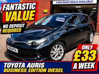 Toyota Auris D-4D BUSINESS EDITION BUY NO DEPOIST FROM £33 A WEEK SAT NAV SIX