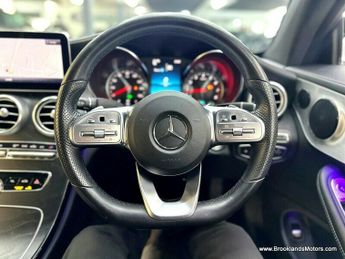 Mercedes C Class C 200 AMG LINE PREMIUM [6X MERCEDES SERVICES, SAT NAV, LEATHER &