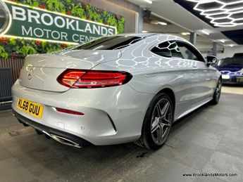 Mercedes C Class C 200 AMG LINE PREMIUM [6X MERCEDES SERVICES, SAT NAV, LEATHER &