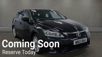 Lexus CT 1.8 200h F Sport CVT Euro 5 (s/s) 5dr