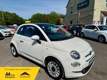 Fiat 500 LOUNGE £20 TAX+P/SENS+B/TOOTH