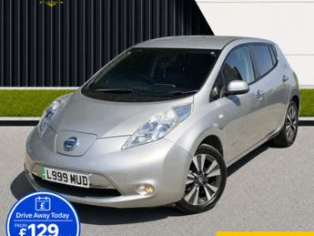 Nissan Leaf Tekna 5dr Electric Automatic 10 MOT Brilliant Condition Leather 
