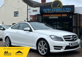 Mercedes C Class 1.6 C180 AMG Sport Edition Coupe 2dr Petrol G-Tronic+ Euro 6 (s/