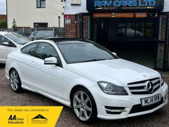 Mercedes-Benz C Class 1.6 C180 AMG Sport Edition Coupe 2dr Petrol G-Tronic+ Euro 6 (s/