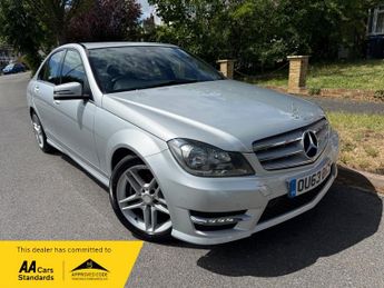 Mercedes C Class 1.6 C180+BLUEEFFICIENCY+AMG+SPORT+HPI CLEAR+FSH+SUPERB