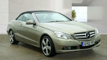 Mercedes E Class 2.1 E250 CDI BlueEfficiency SE Cabriolet Euro 5 (s/s) 2dr