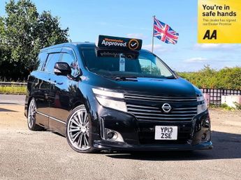 Nissan Elgrand 3.5 Petrol Automatic 7 Seats Roof LED TV ULEZ Free