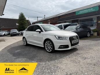 Audi A1 SPORTBACK TFSI S LINE, A/C BLUETOOTH, 5 DOORS, ALLOYS £35 TAX PE