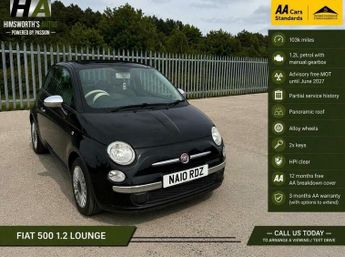 Fiat 500 1.2 Lounge Euro 5 (s/s) 3dr
