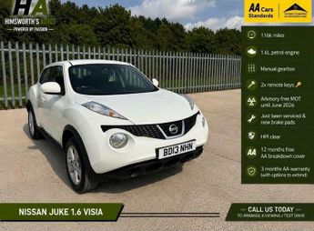 Nissan Juke 1.6 Visia Euro 5 5dr